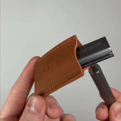 Étui de voyage en cuir